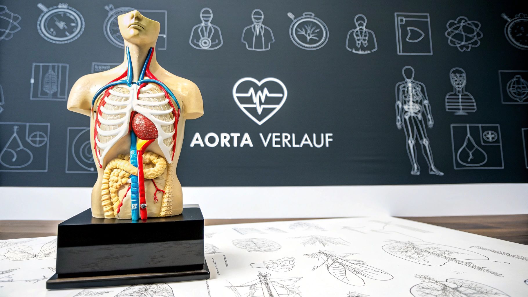 Aorta Verlauf im Körper: Der Weg der Hauptschlagader verstehen