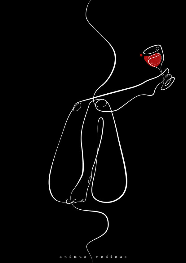 Wein Balancieren Dark