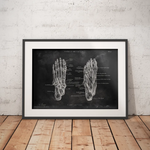 Fuß Anatomie | Knochen und Muskeln - Chalkboard - Animus Medicus GmbH