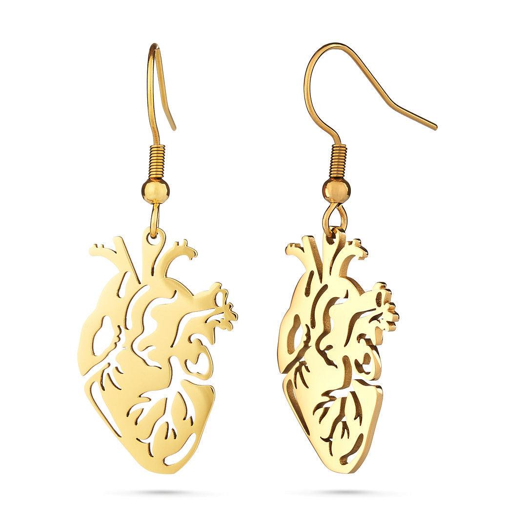 Herz Anatomie Ohrringe - Animus Medicus GmbH