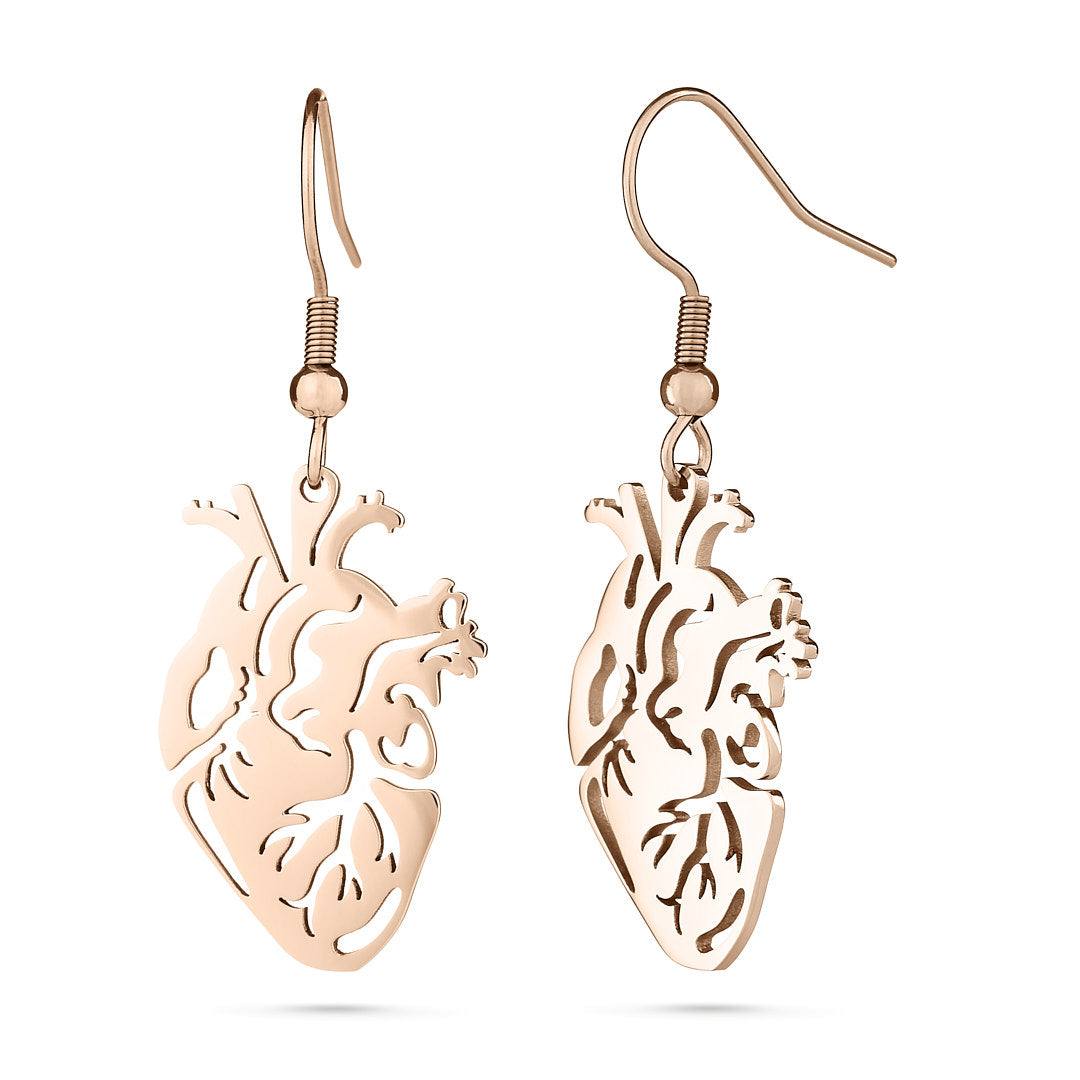Herz Anatomie Ohrringe - Animus Medicus GmbH