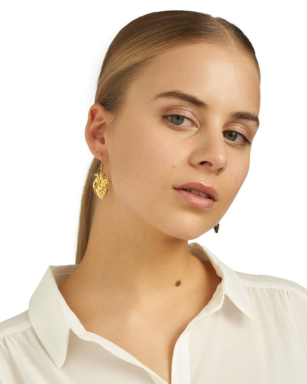 Herz Anatomie Ohrringe - Animus Medicus GmbH