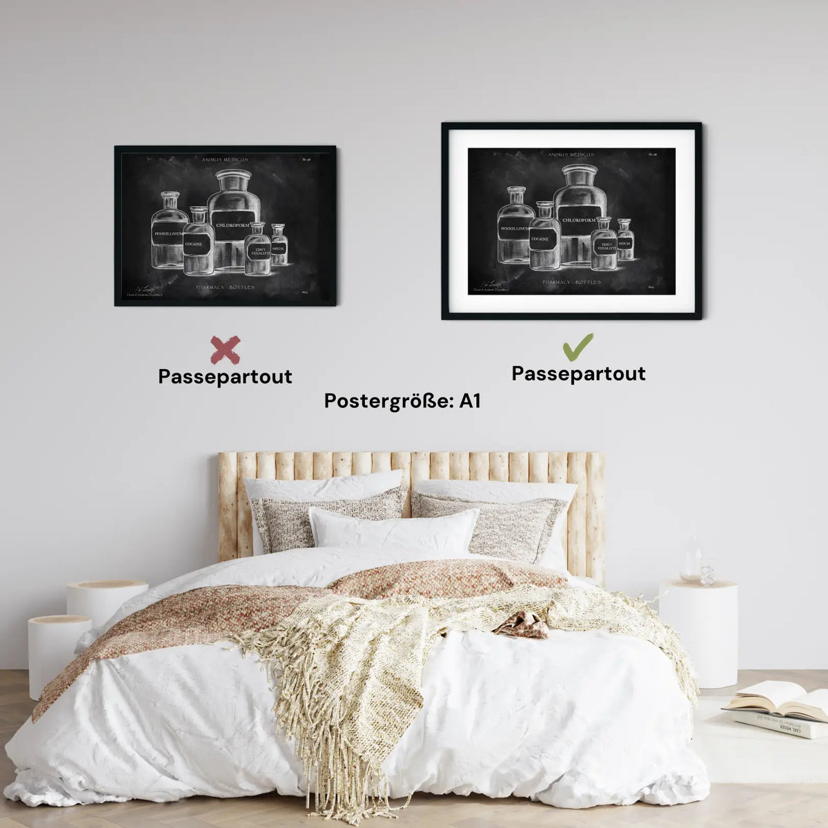 Pharmazie Fläschchen Poster - Chalkboard - Animus Medicus GmbH
