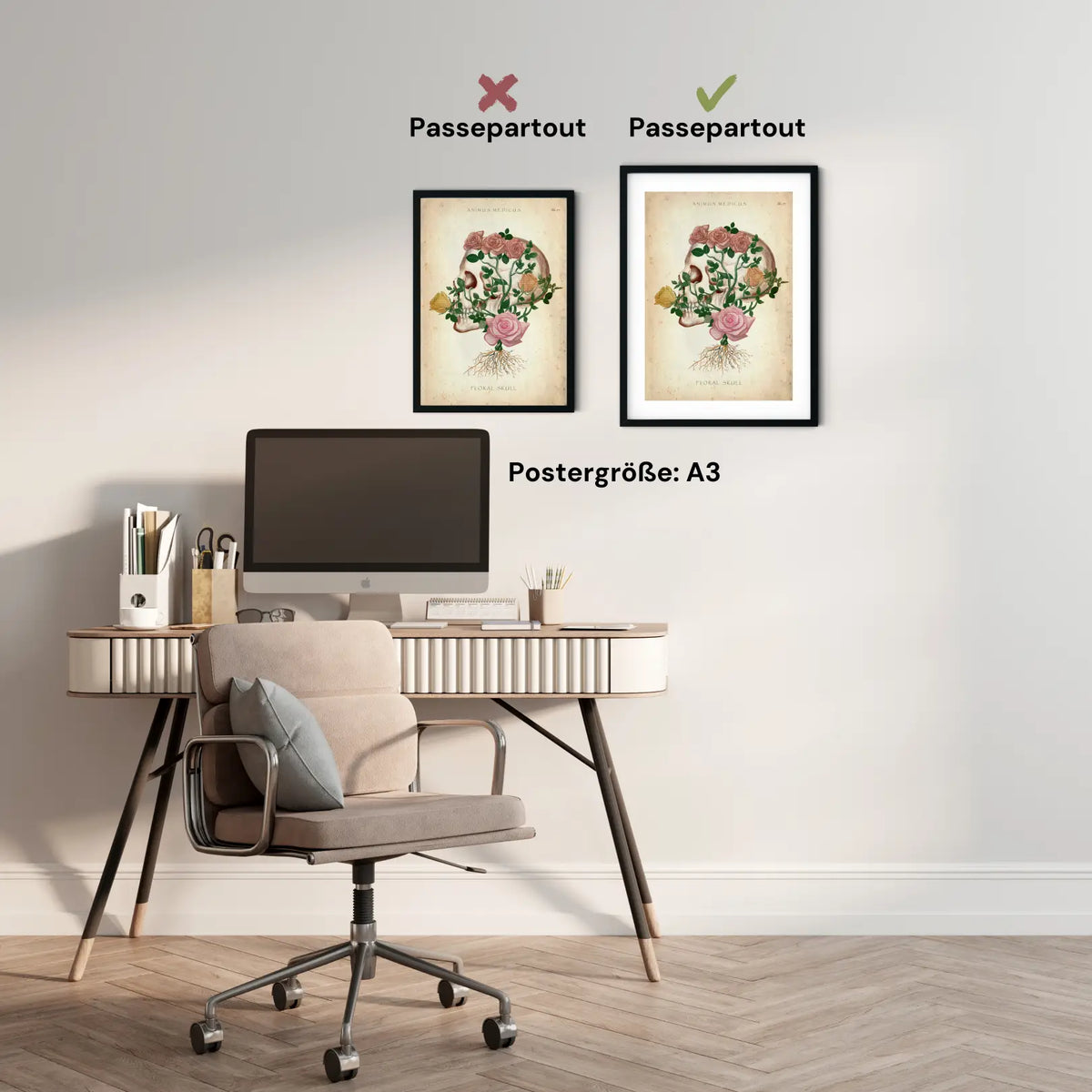 Schädel mit Blumen - Animus Medicus GmbH