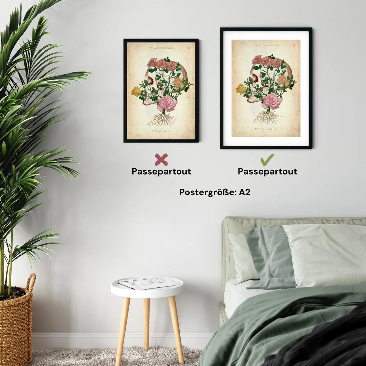 Schädel mit Blumen - Animus Medicus GmbH