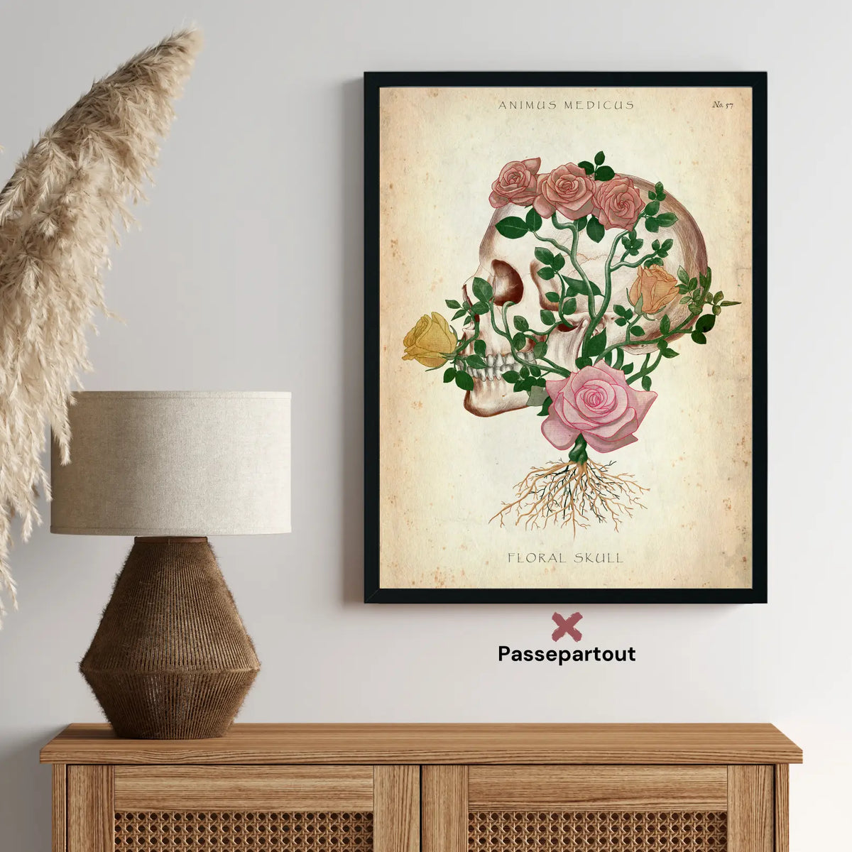 Schädel mit Blumen - Animus Medicus GmbH