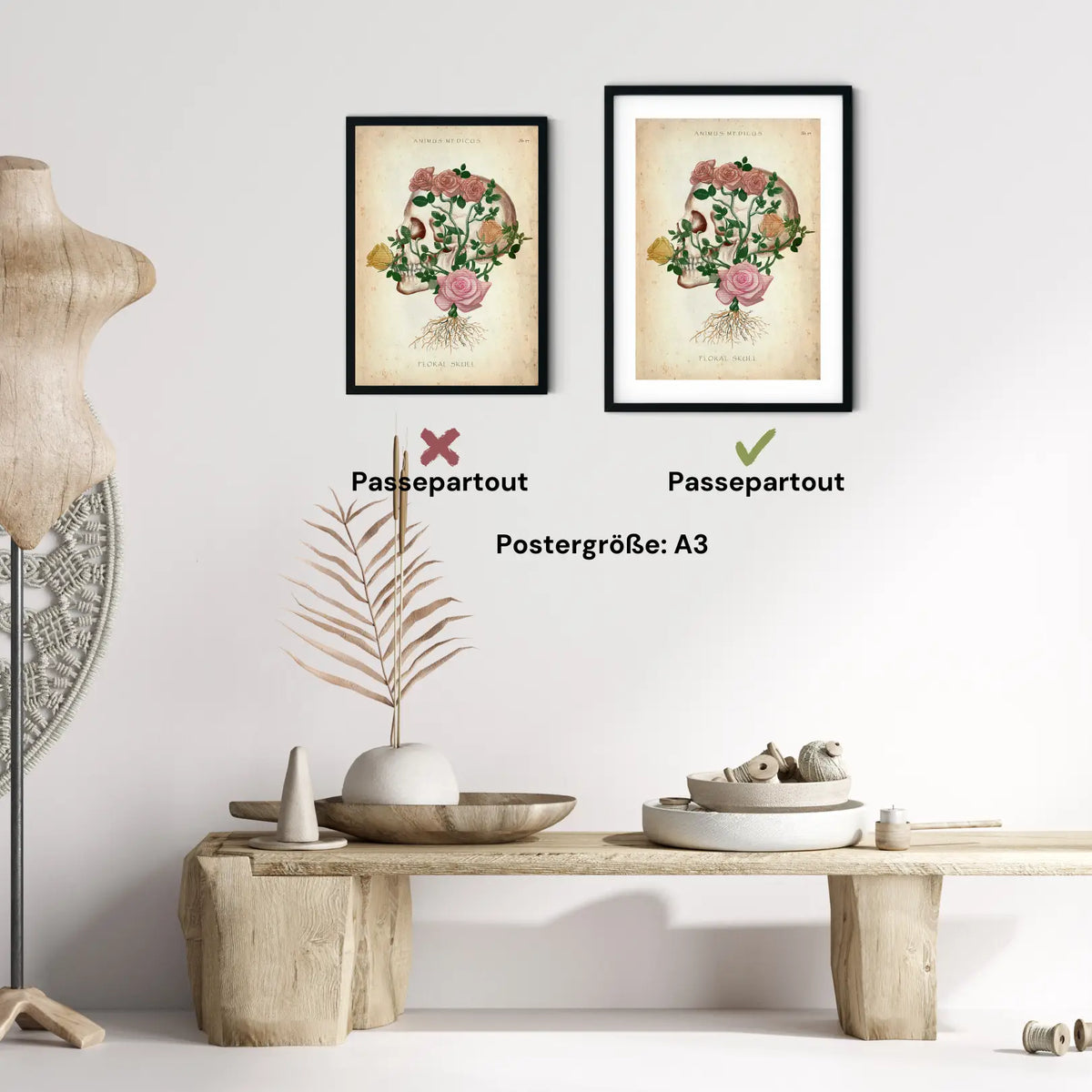 Schädel mit Blumen - Animus Medicus GmbH