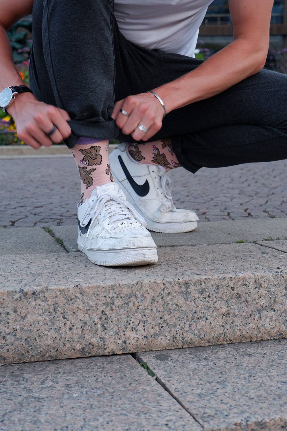 Teddy Anatomie Socken aus Bio-Baumwolle - Animus Medicus GmbH