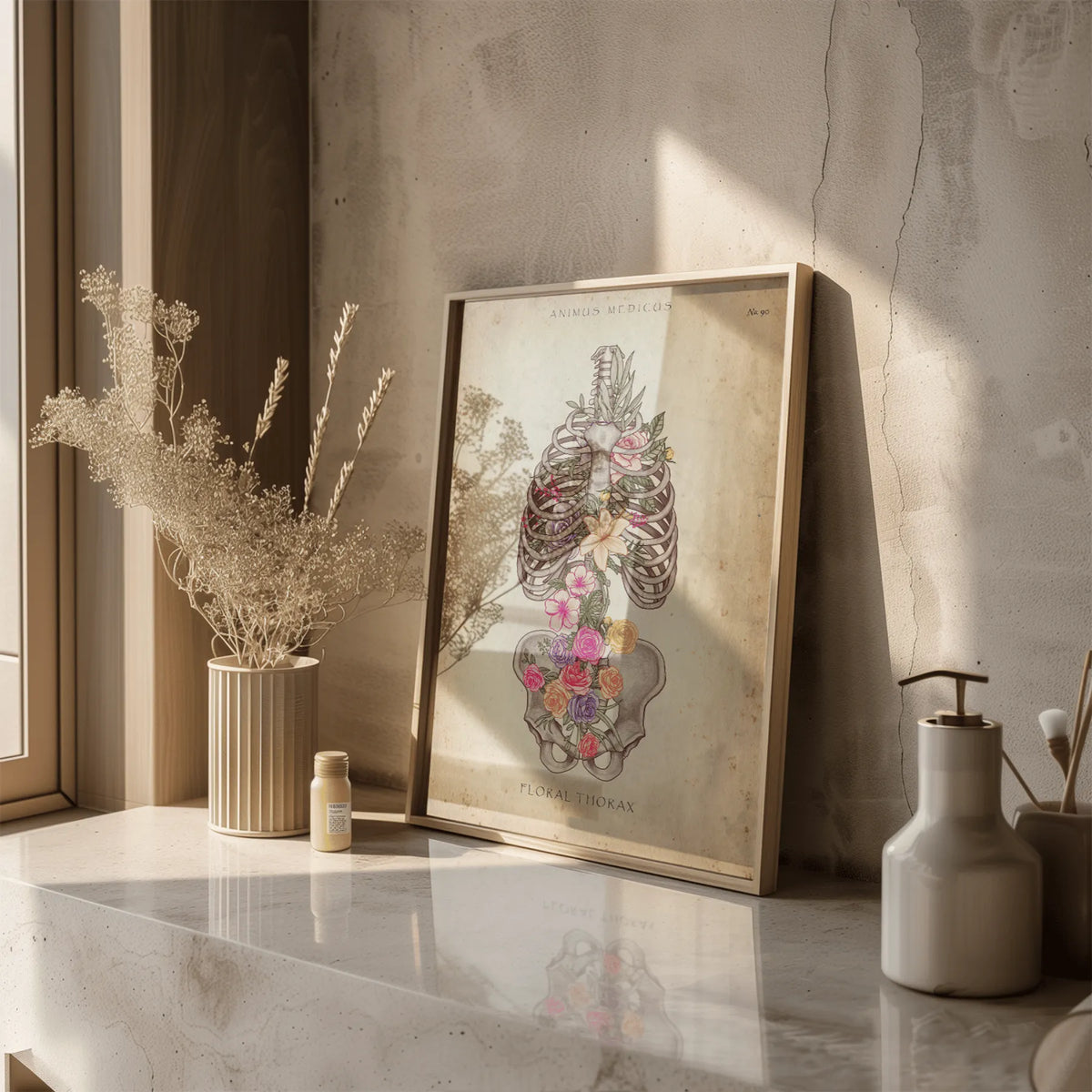 Thorax mit Blumen - Animus Medicus GmbH