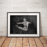 Turnen Anatomie Poster - Chalkboard - Animus Medicus GmbH