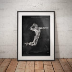Volleyball Anatomie Poster - Chalkboard - Animus Medicus GmbH