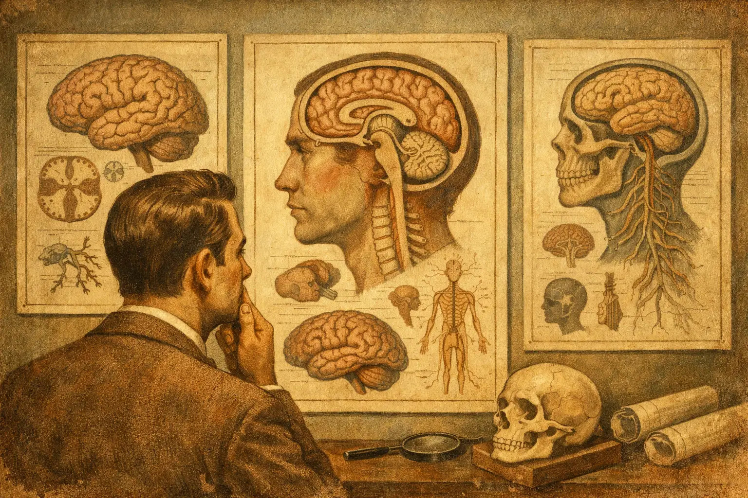Neuroanatomie Poster für Psychologen wählen
