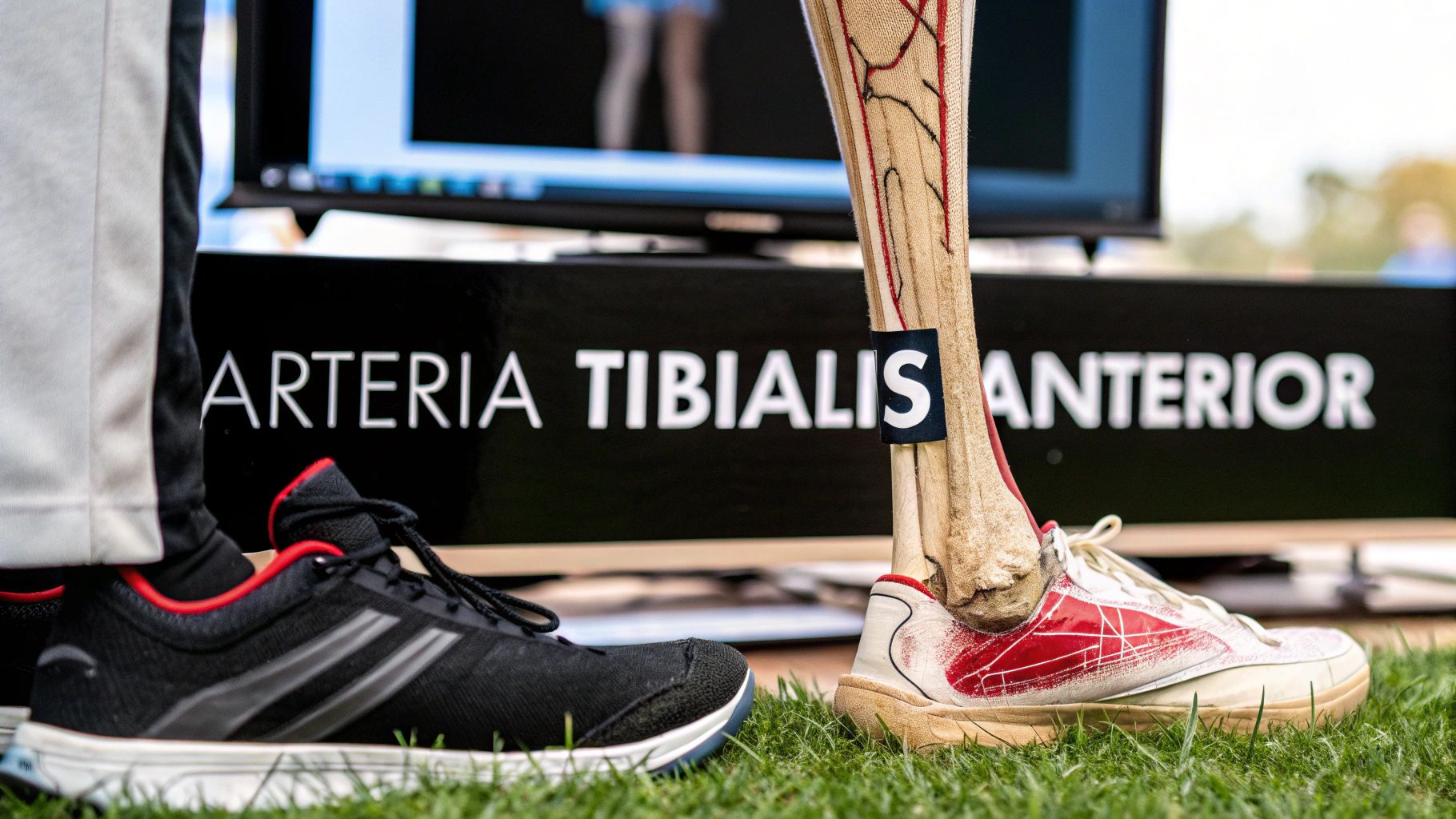 Die arteria tibialis anterior als schlüssel zum bein verstehen