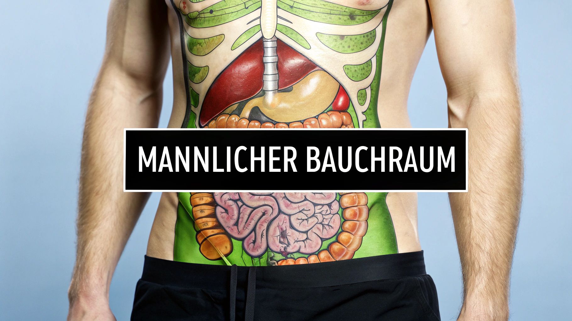 Anatomie bauchraum mann verständlich erklärt