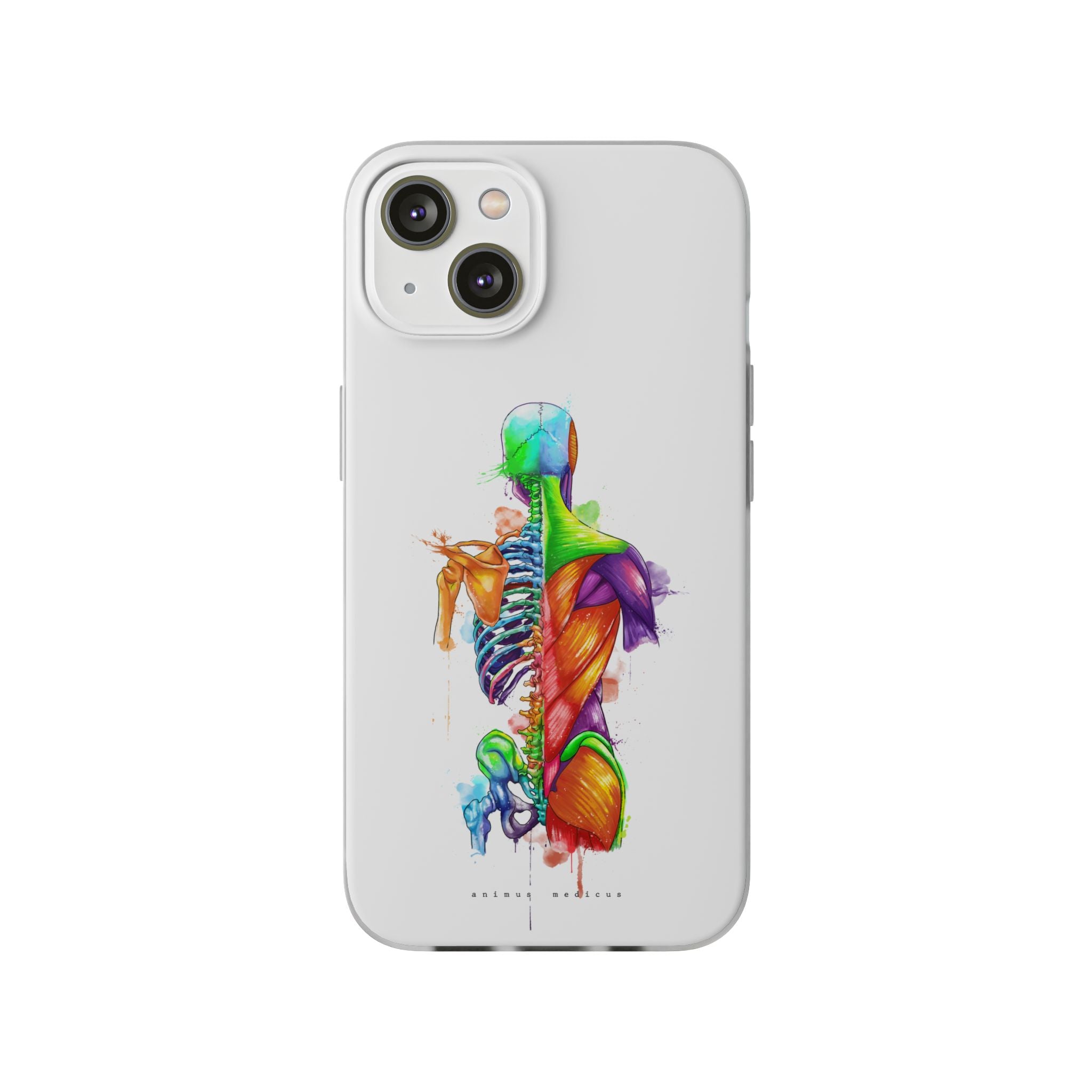 Dos arc-en-ciel - coque de téléphone