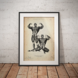 Poster d'anatomie pour Bodybuilder