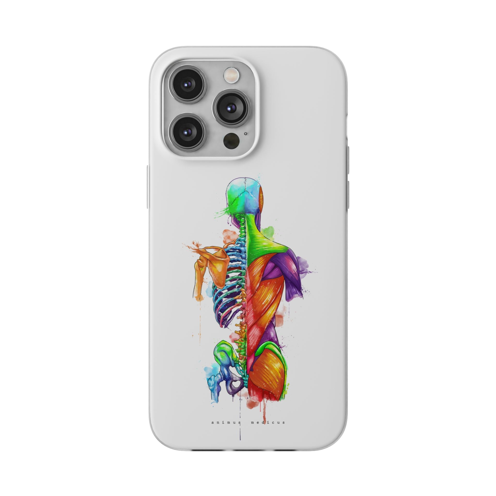 Dos arc-en-ciel - coque de téléphone