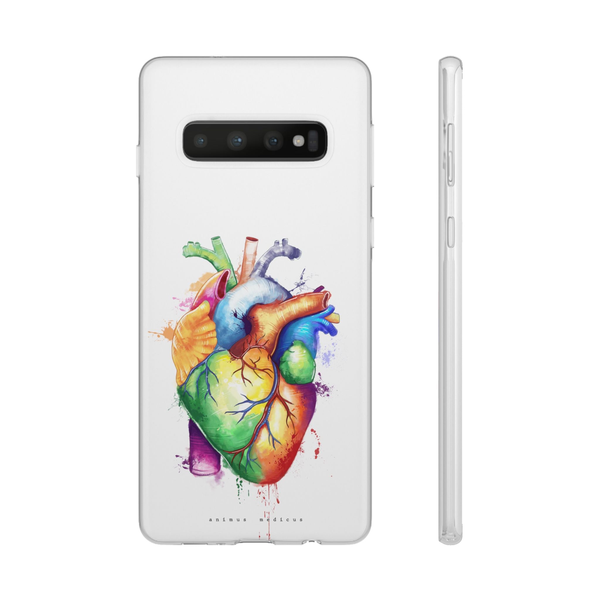 Coeur arc-en-ciel - coque de téléphone