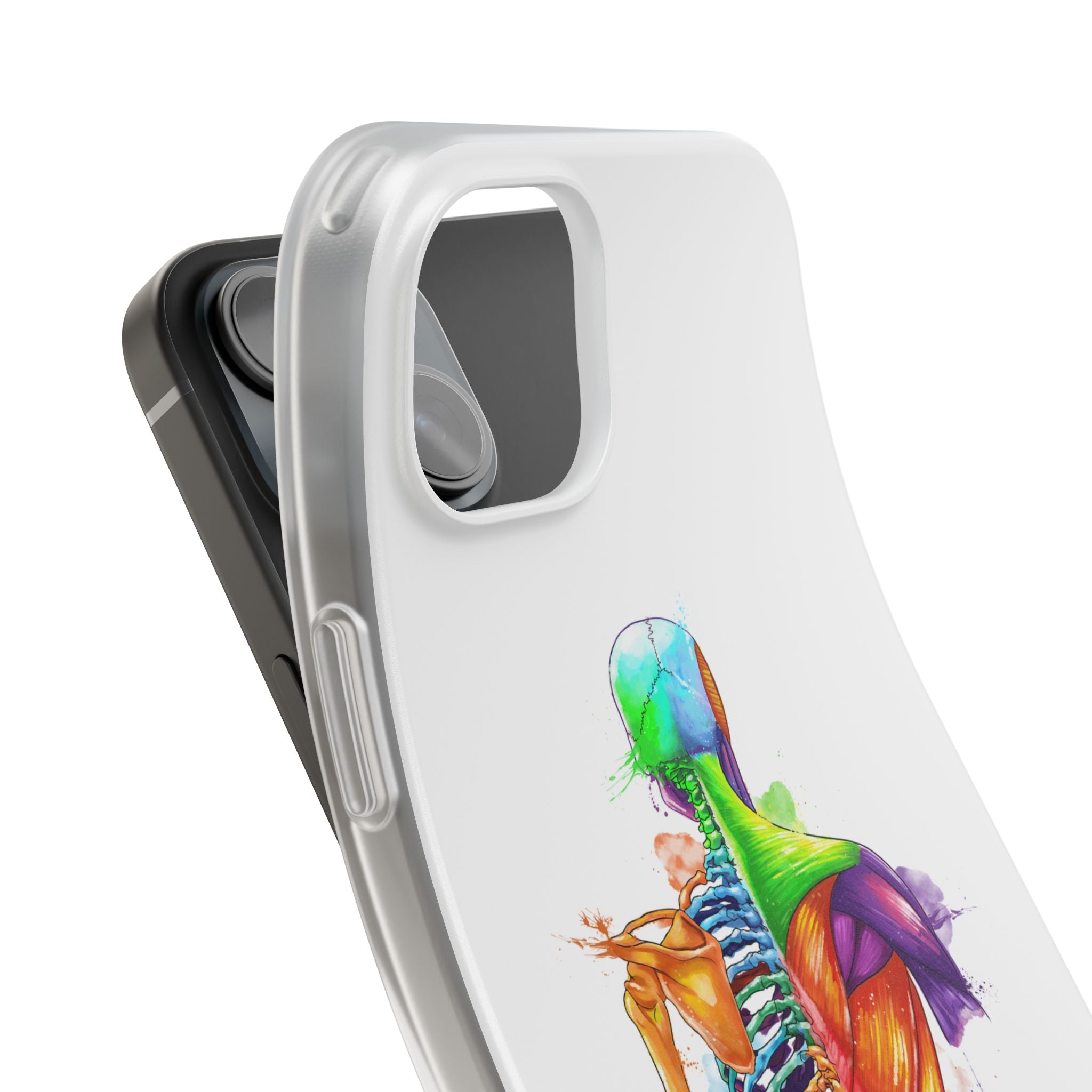 Dos arc-en-ciel - coque de téléphone