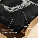Poster Anatomie du Volleyball - Tableau Noir
