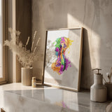 Thorax en coupe sagittale - Rainbow