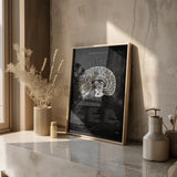Cerveau en coupe sagittale - Tableau