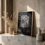 Le ventre en coupe - Tableau noir