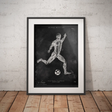 Fußball Anatomie Poster - Chalkboard - Animus Medicus GmbH