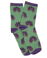 Lungen Anatomie Socken aus Bio-Baumwolle - Animus Medicus GmbH